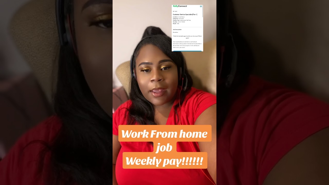 Kelly Connect is hiring!!! Weekly pay!