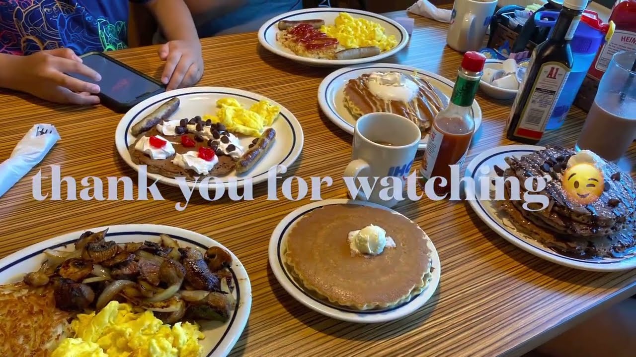 Menu Breakfast Tour in IHOP #ihop #beakfast #menubreakfast