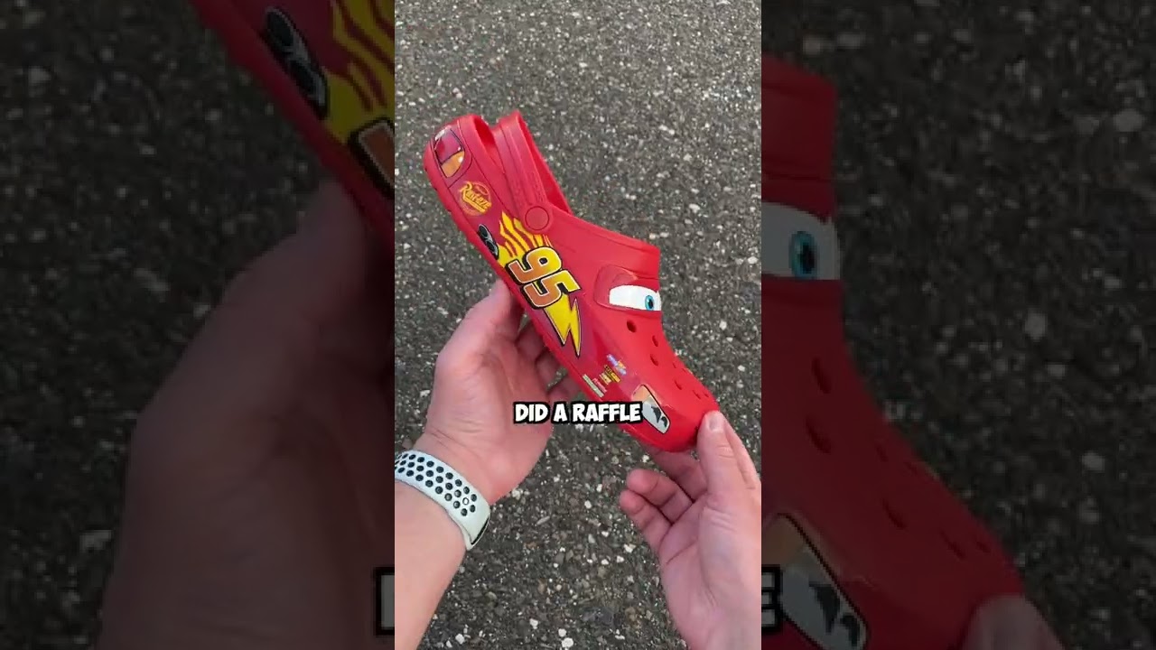 I Tried Wearing the Lightning McQueen Crocs⚡️
