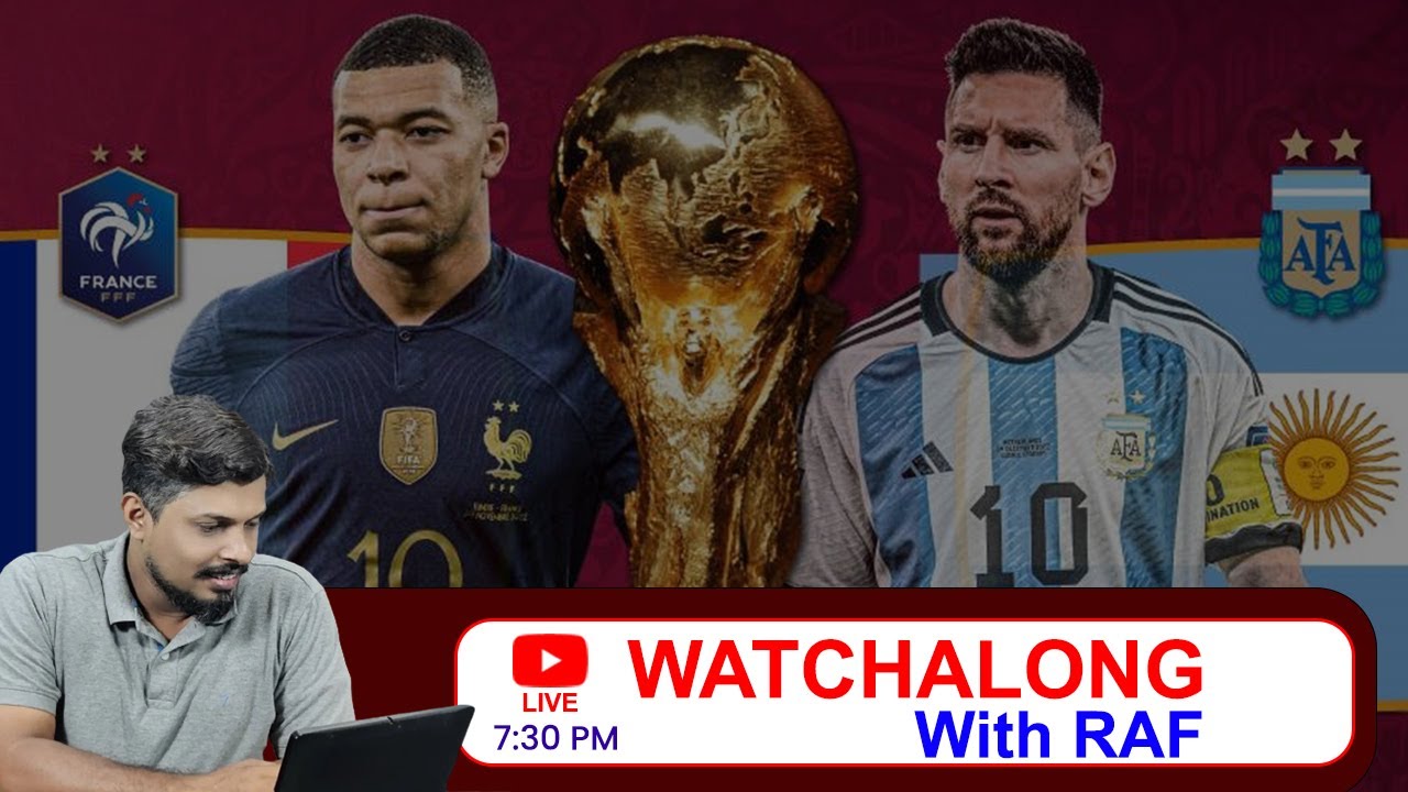 Argentina vs France | Watchalong with Raf & Live Reaction | FIFA World Cup 2022 Final