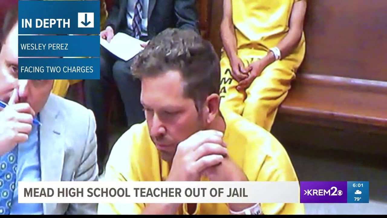 Mead High teacher released from Spokane County Jail with reduced bond