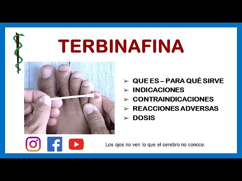 🔴 TERBINAFINA | PARA QUÉ SIRVE? ELIMINA LOS HONGOS DE LAS UÑAS