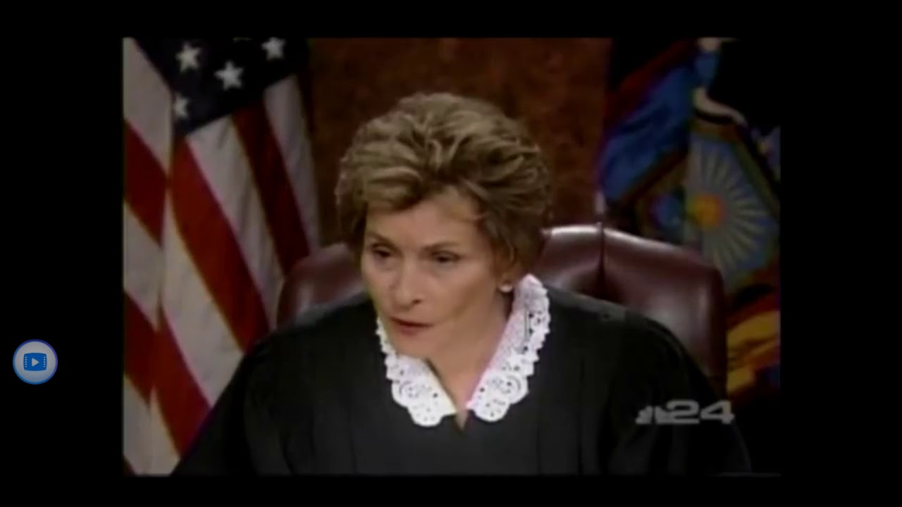 Judge Judy is a moron can't understand the Marlboro Reds.