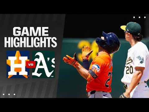 Astros vs. A's Game Highlights (7/24/24) | MLB Highlights