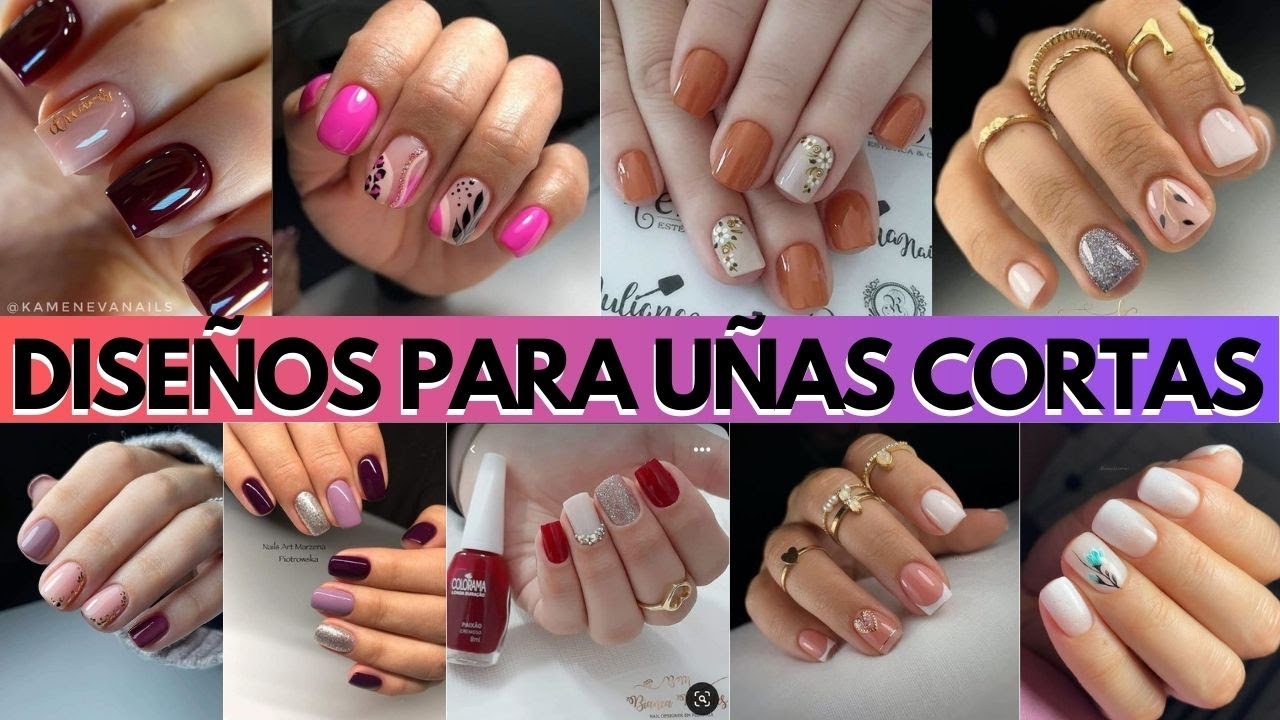 Diseños de uñas cortas para chicas: ¡Increíblemente elegantes y fáciles de hacer! /uñas 2023
