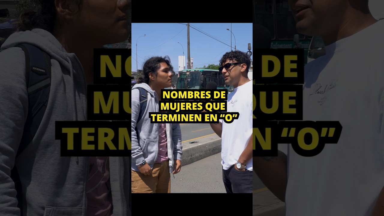 NOMBRES DE MUJERES QUE TERMINEN EN "O" #shortvideo #humor #estudiantes #comedia #universidad