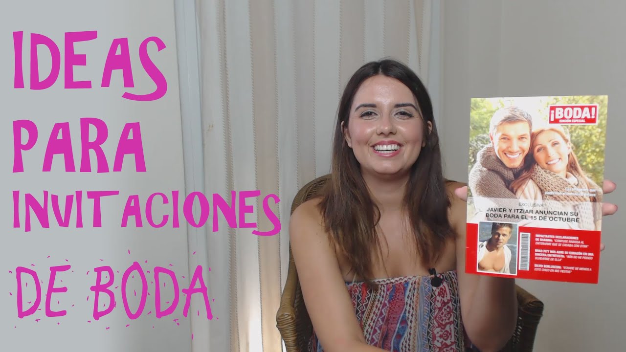 Ideas para Invitaciones de Boda Originales y Elegantes. La web de los Novios.