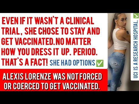 ALEXIS LORENZE STORY UPDATE: SHE WAS NOT FORCED TO GET VACCINATED 💉🧾👈 | Dr. Zahra Pakbaz