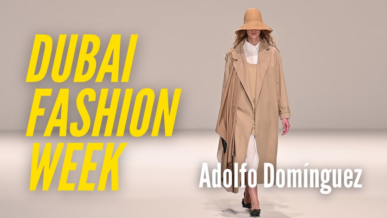 Adolfo Dominguez Fall Winter 2024-2025 Runway Show during Dubai Fashion Week