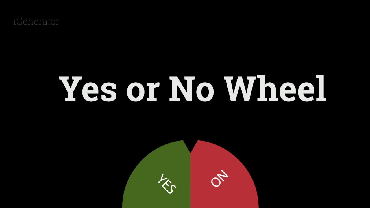 Yes or No Wheel