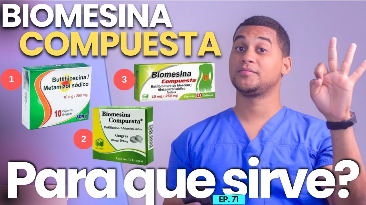 BIOMESINA COMPUESTA PARA QUE SIRVE | 3 COSAS | MEDICAMENTOS