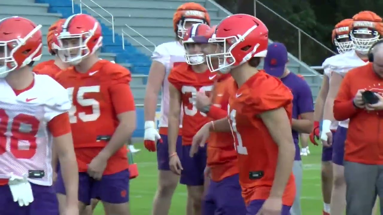 Clemson 2024 Class Kicker Nolan Hauser at Gator Bowl Practice