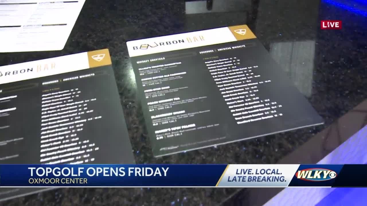 Topgolf Louisville features only specialty bourbon menu of the brand