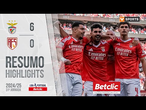 Resumo: Benfica 6-0 AVS (Liga 24/25 #31)