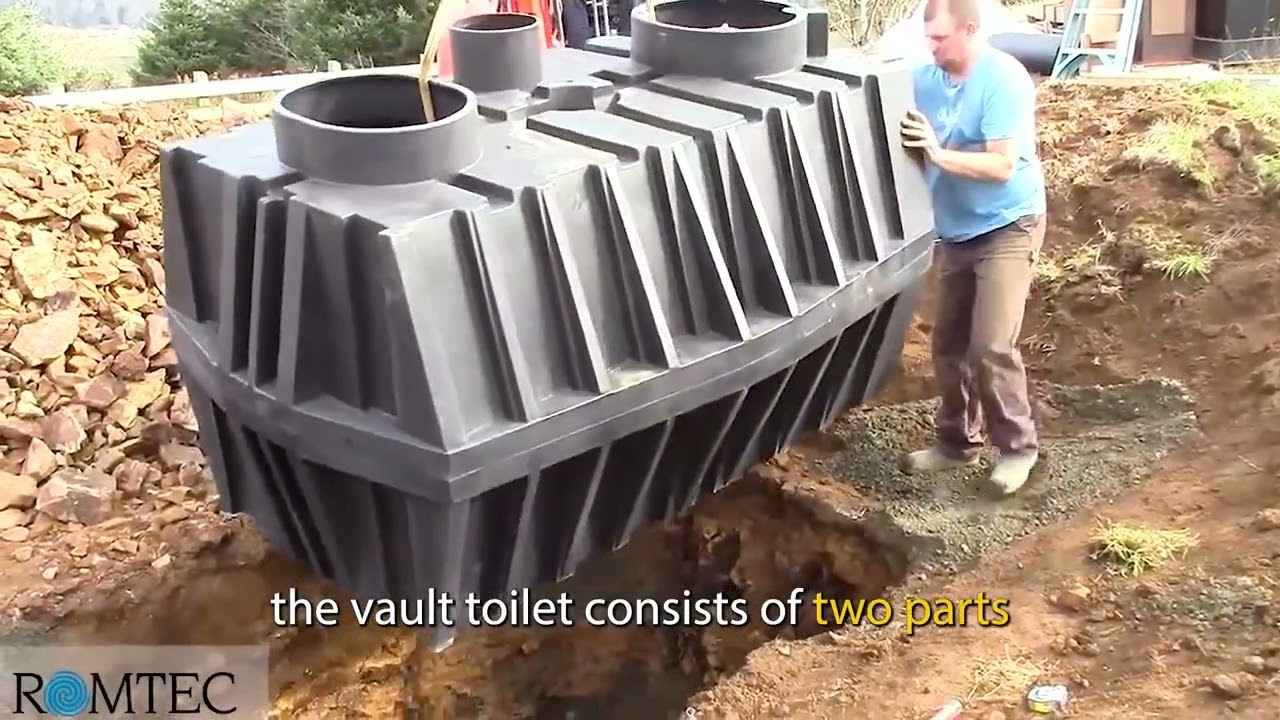 What is a vault toilet?