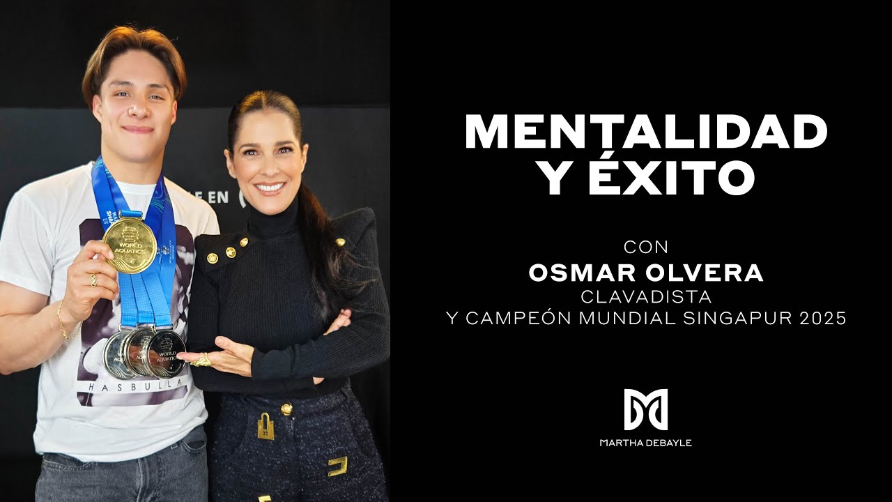 La mentalidad de Osmar Olvera, el mejor clavadista del mundo| Martha Debayle