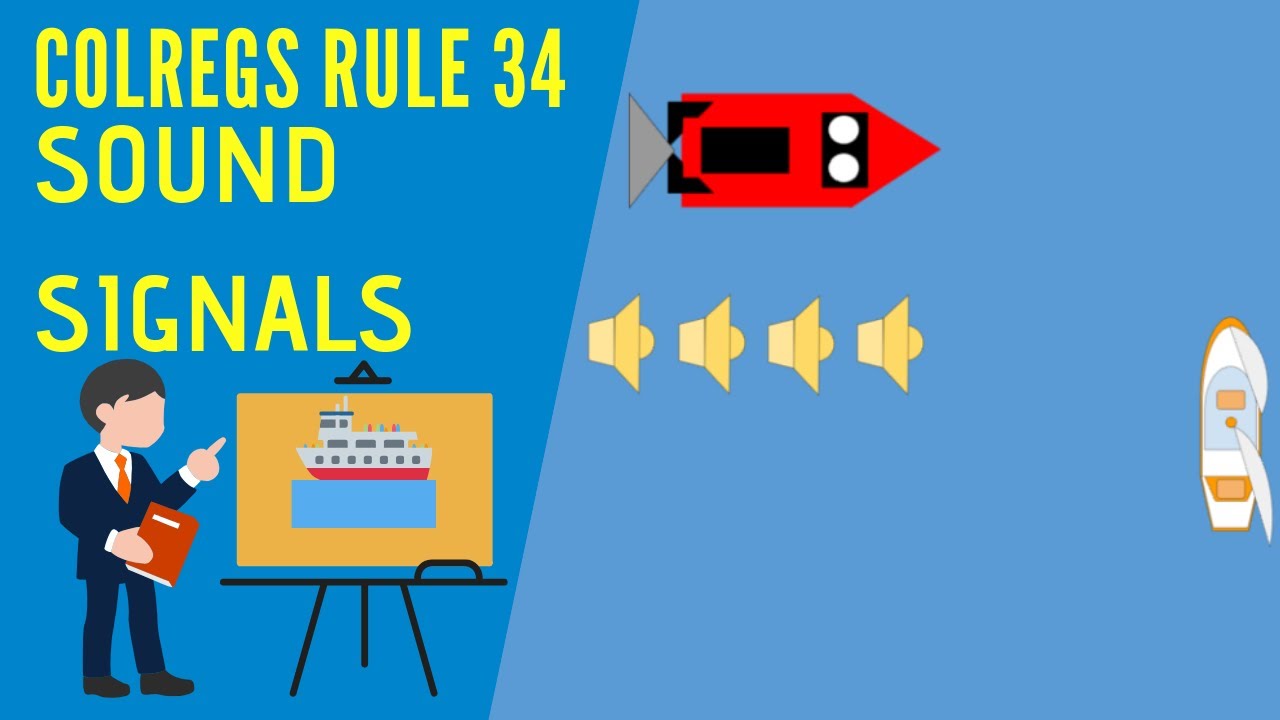 Colregs Sound Signals - Rule 34 Manoeuvring and Warning Signals