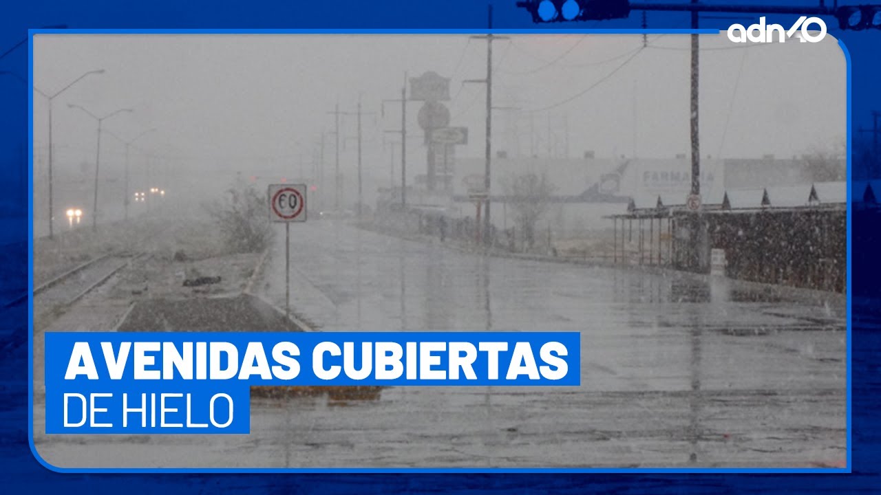 Suspenden clases por tormenta invernal en Ciudad Juárez, Chihuahua