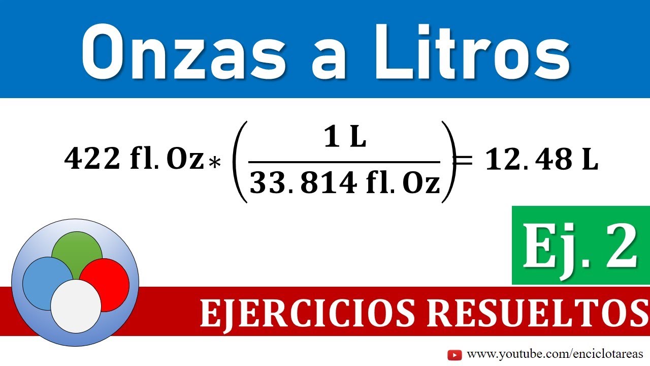 Onzas a Litros - Parte 2