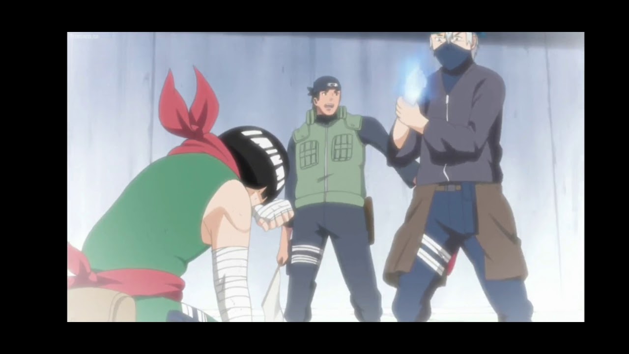 Kakashi uses Gentle fist and defeats Gai - Chunin Exams (Read description)