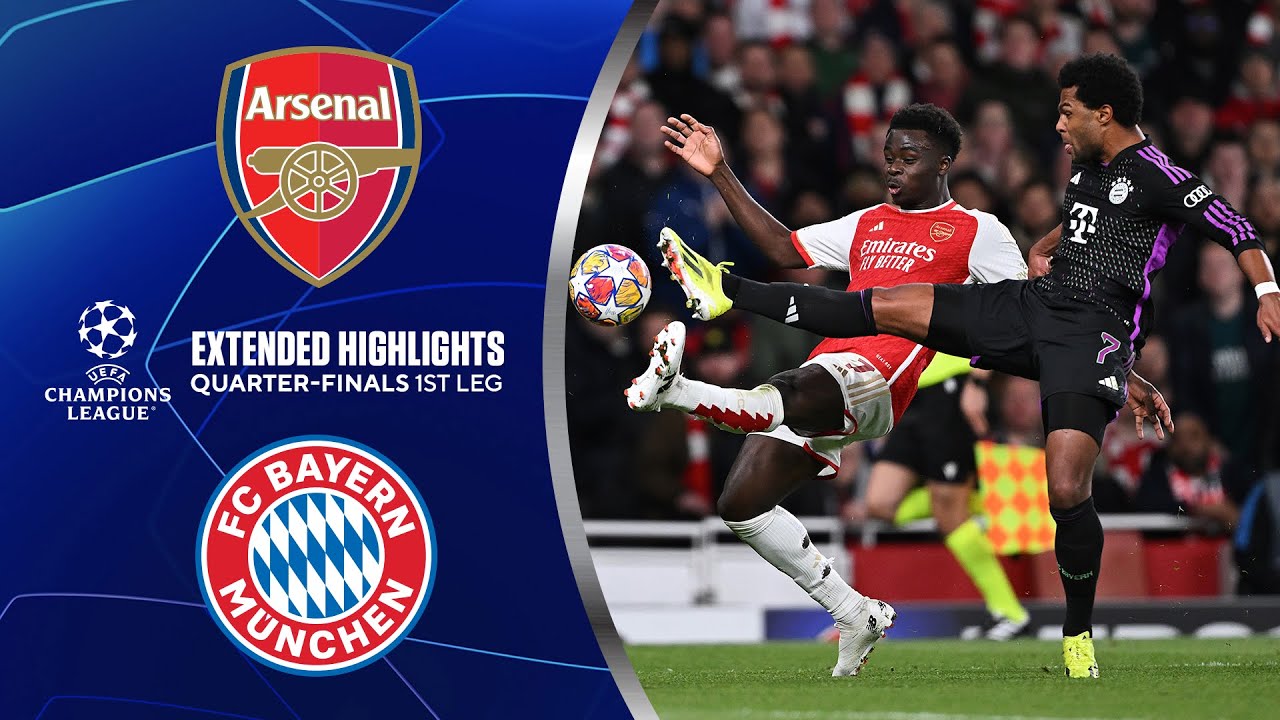 Arsenal vs. Bayern: Extended Highlights | UCL Quarter-Finals 1st Leg | CBS Sports Golazo