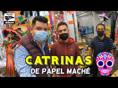 💀 ¿Donde comprar CATRINAS DE PAPEL MACHE? 💀