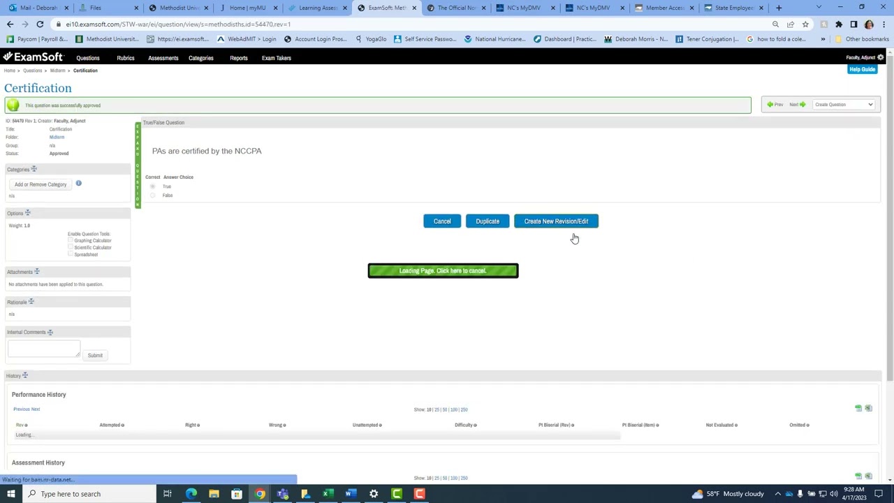Adjunct Training: ExamSoft 1 - Login and Questions