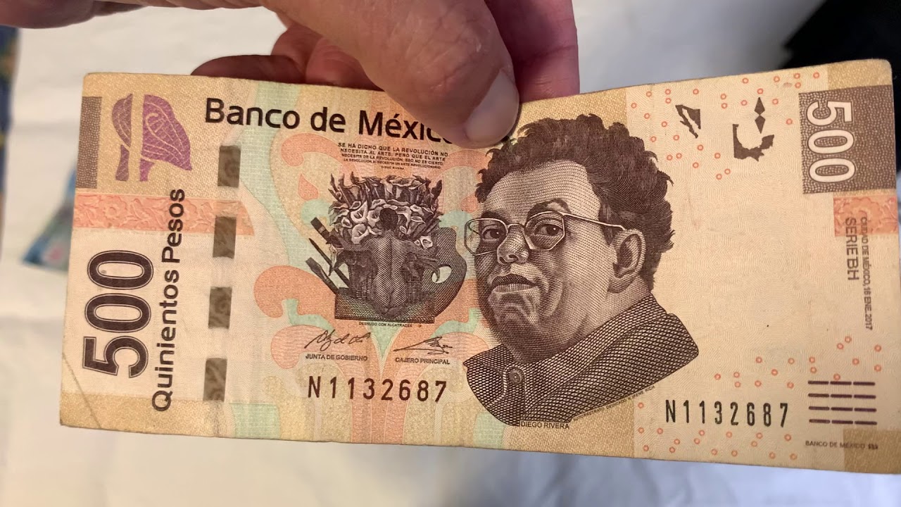 Mexican Currency (money) $1US=20 Pesos