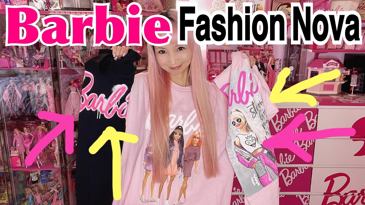 FASHION NOVA x BARBIE ! HAUL TRY ON CUTE T-SHIRTS 2022 SPRING