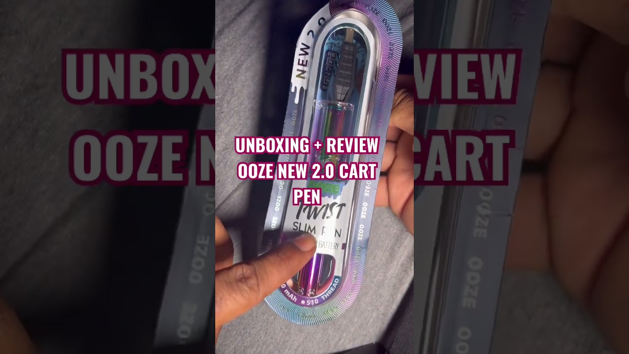 UNBOXING + REVIEW OOZE NEW 2.0 CART PEN #shorts #ooze #unboxingvideo #productreview