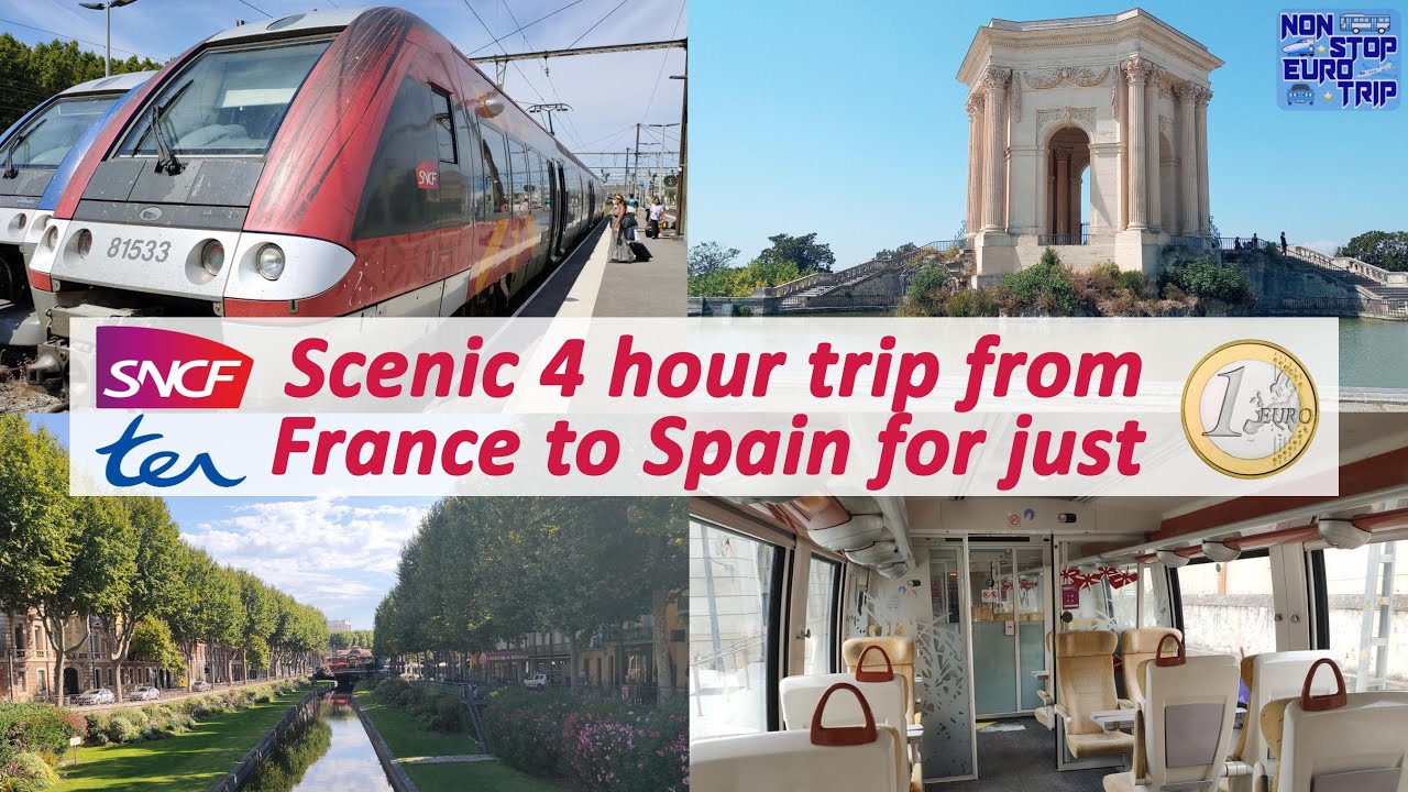 4 HOUR €1 INTERNATIONAL TRAIN TRIP / SNCF TER REVIEW / FRENCH TRAIN TRIP REPORT