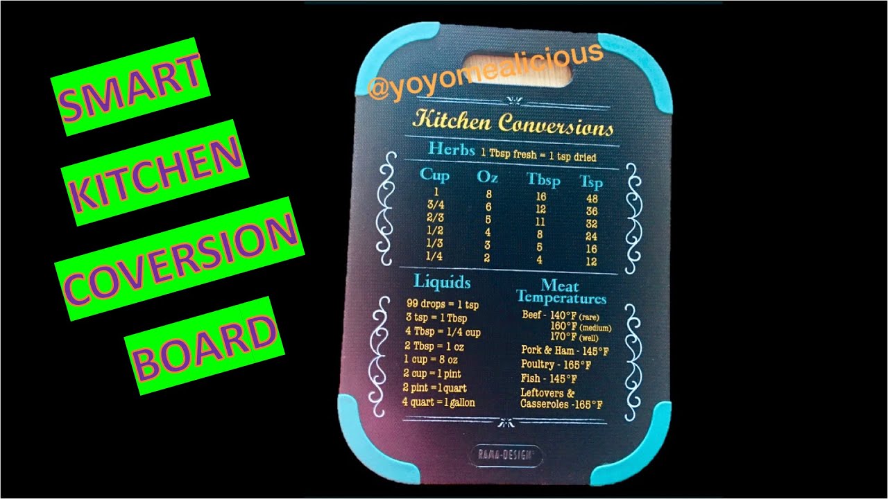 How to convert Cups to Oz,Tsp,Tbsp For Baking & Cooking | YoyoMealicious Kitchen Conversions #shorts