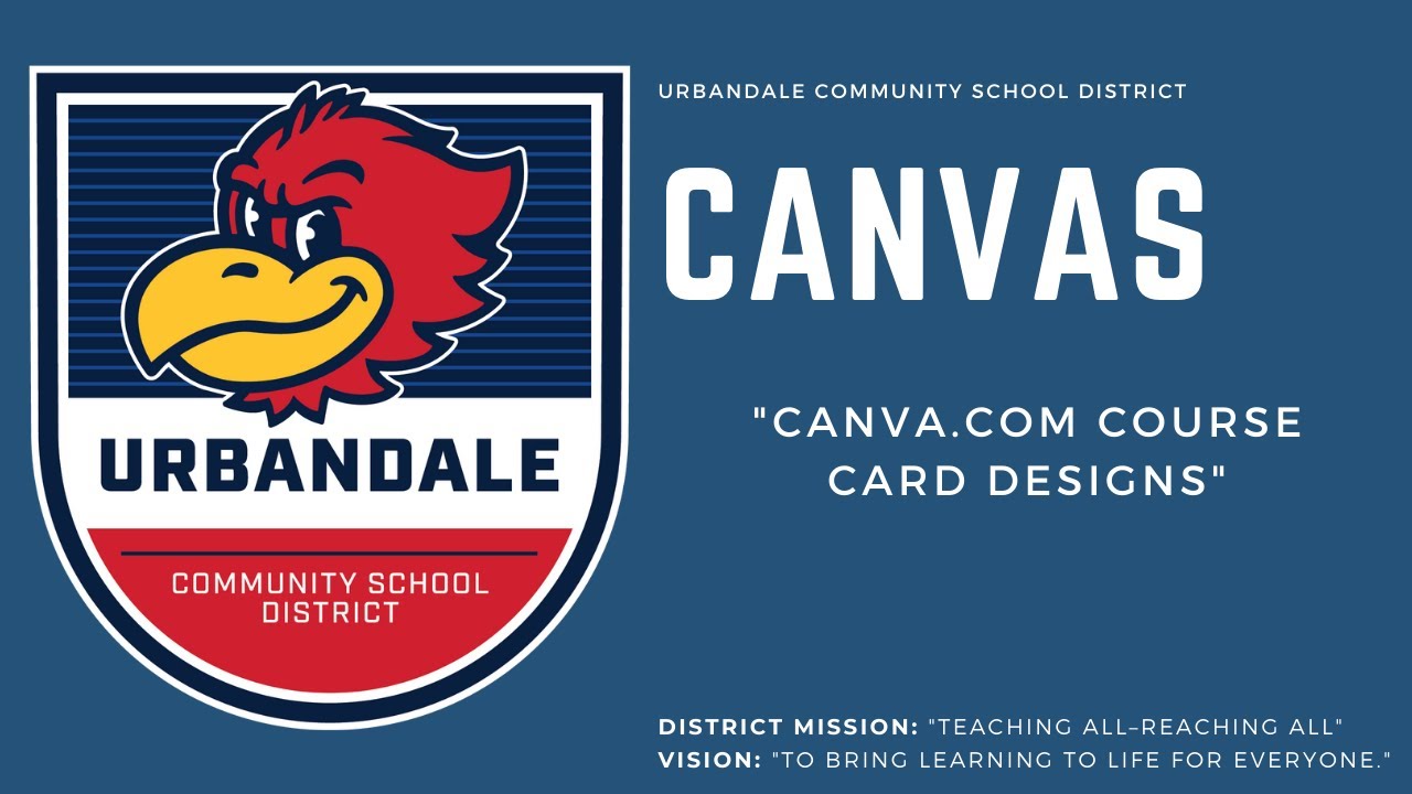 Using Canva to make Canvas Course Cards