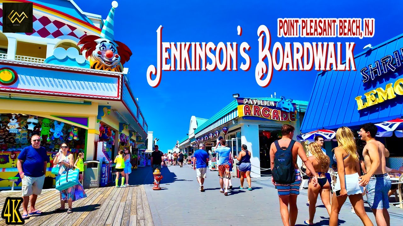 Jenkinson's Boardwalk Point Pleasant Beach NJ [4K]