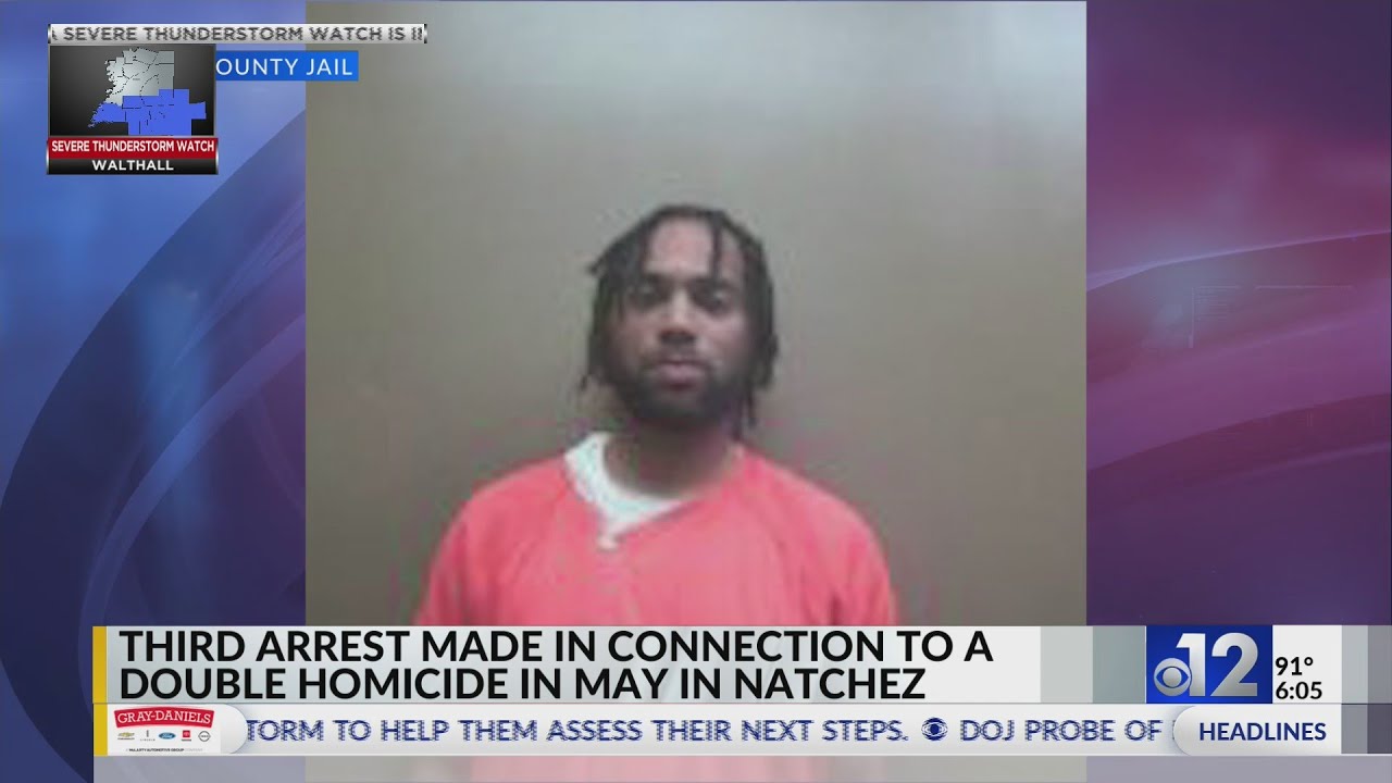 Third man arrested for Natchez double homicide