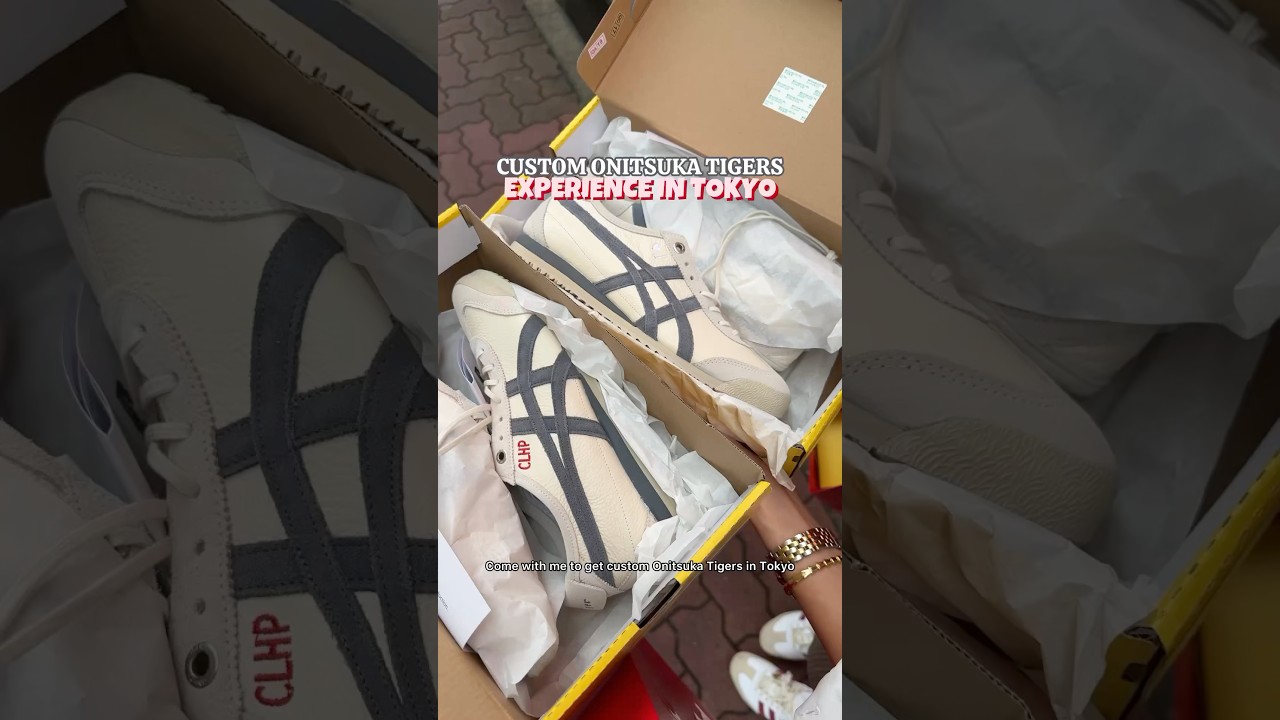 Custom Onitsuka Tigers Experience in Tokyo