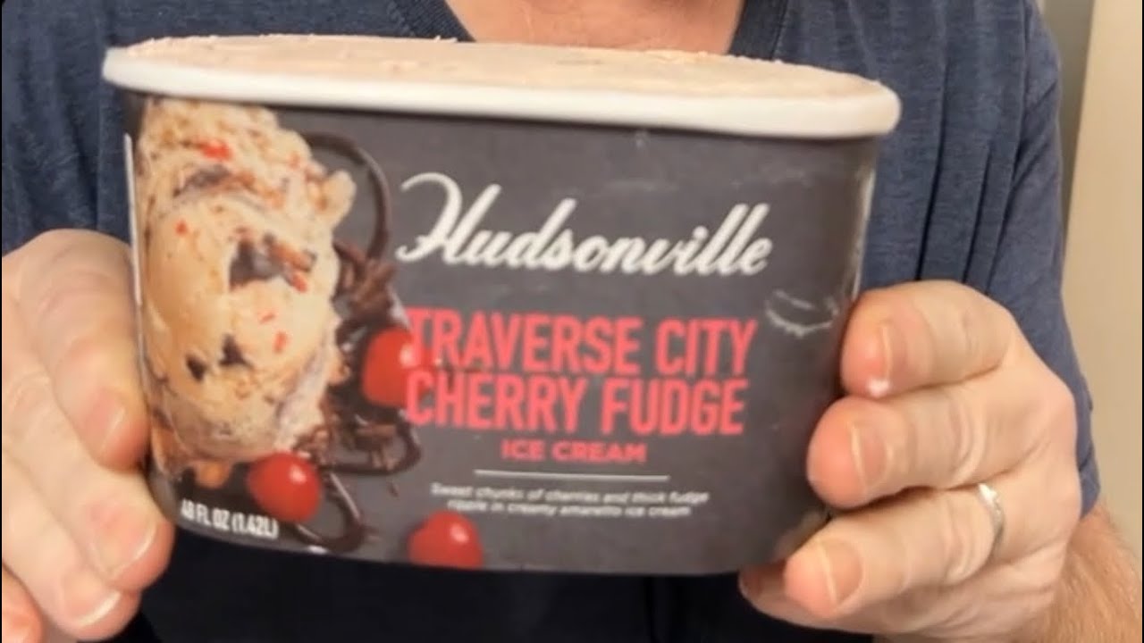 Gary Tries Hudsonville Ice Cream Traverse City Cherry Fudge For The First Time