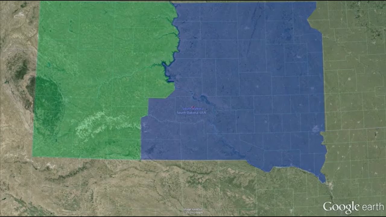 The two time zones of South Dakota | SD Landscapes