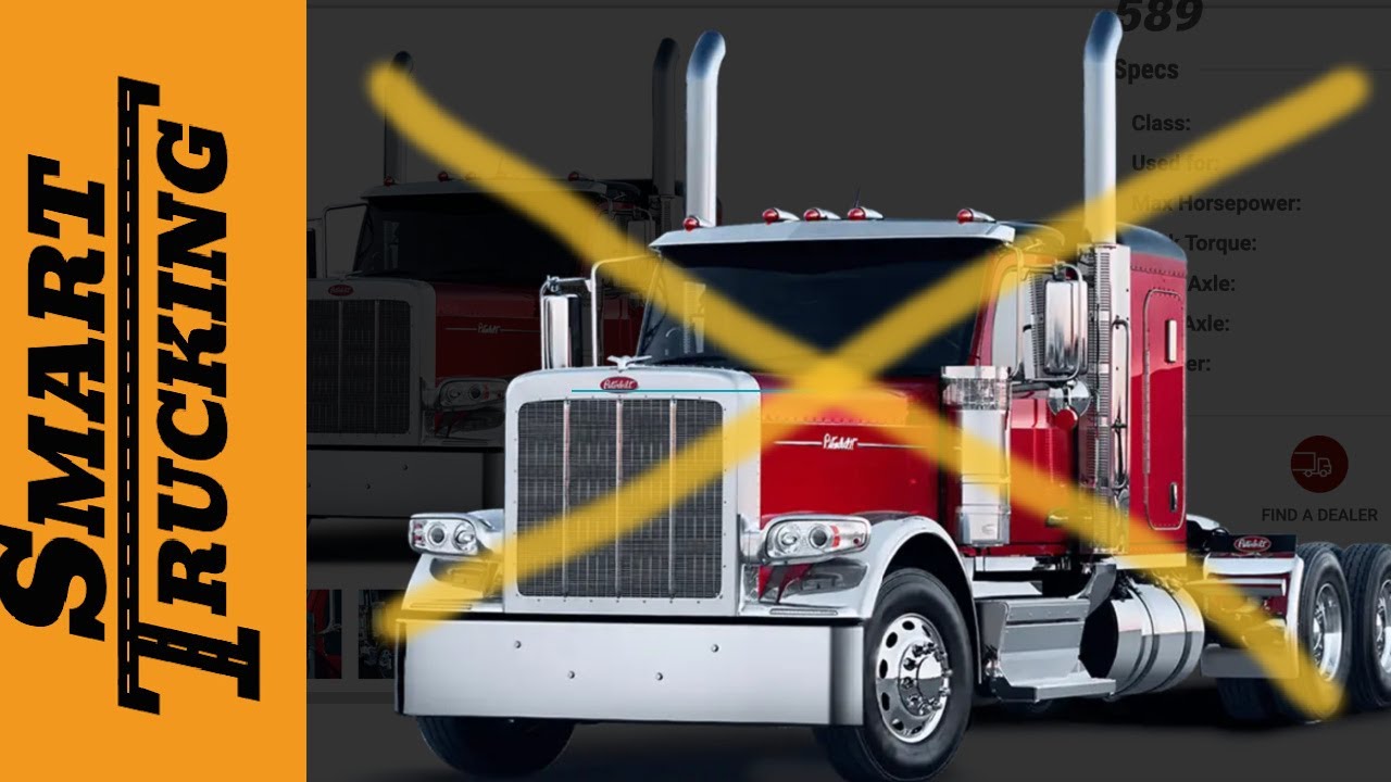 The One Big Reason The New Peterbilt 589 Sales Will Tank