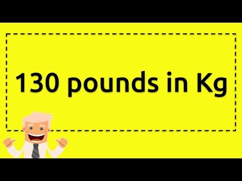 130 pounds in kg
