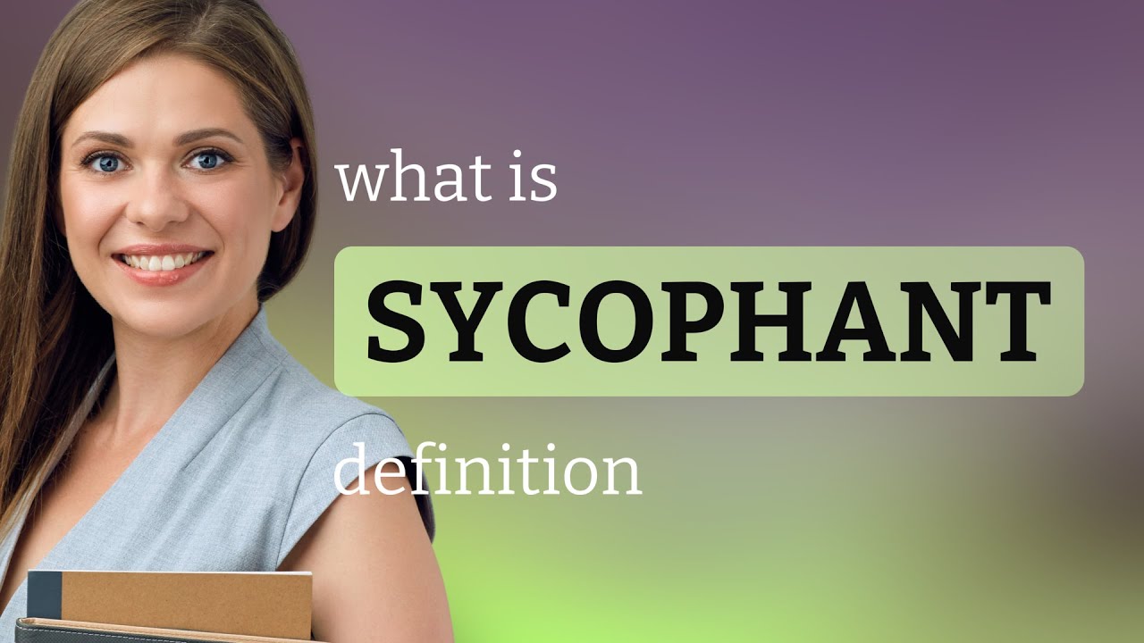 Sycophant • SYCOPHANT definition