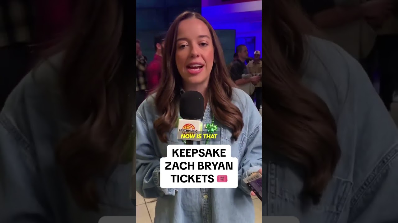 Should physical concert tickets make a comeback? 👀 #ZachBryan #Keepsake