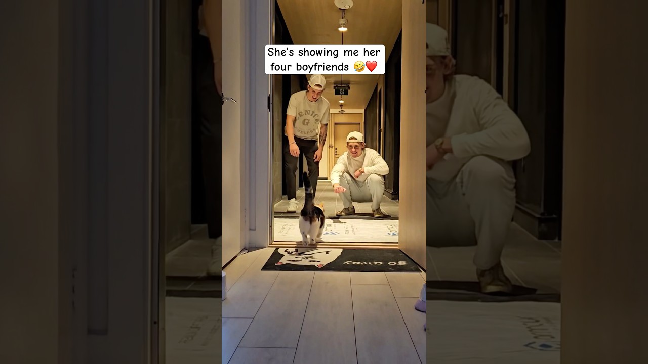She’s flirting with her new neighbors 🤣