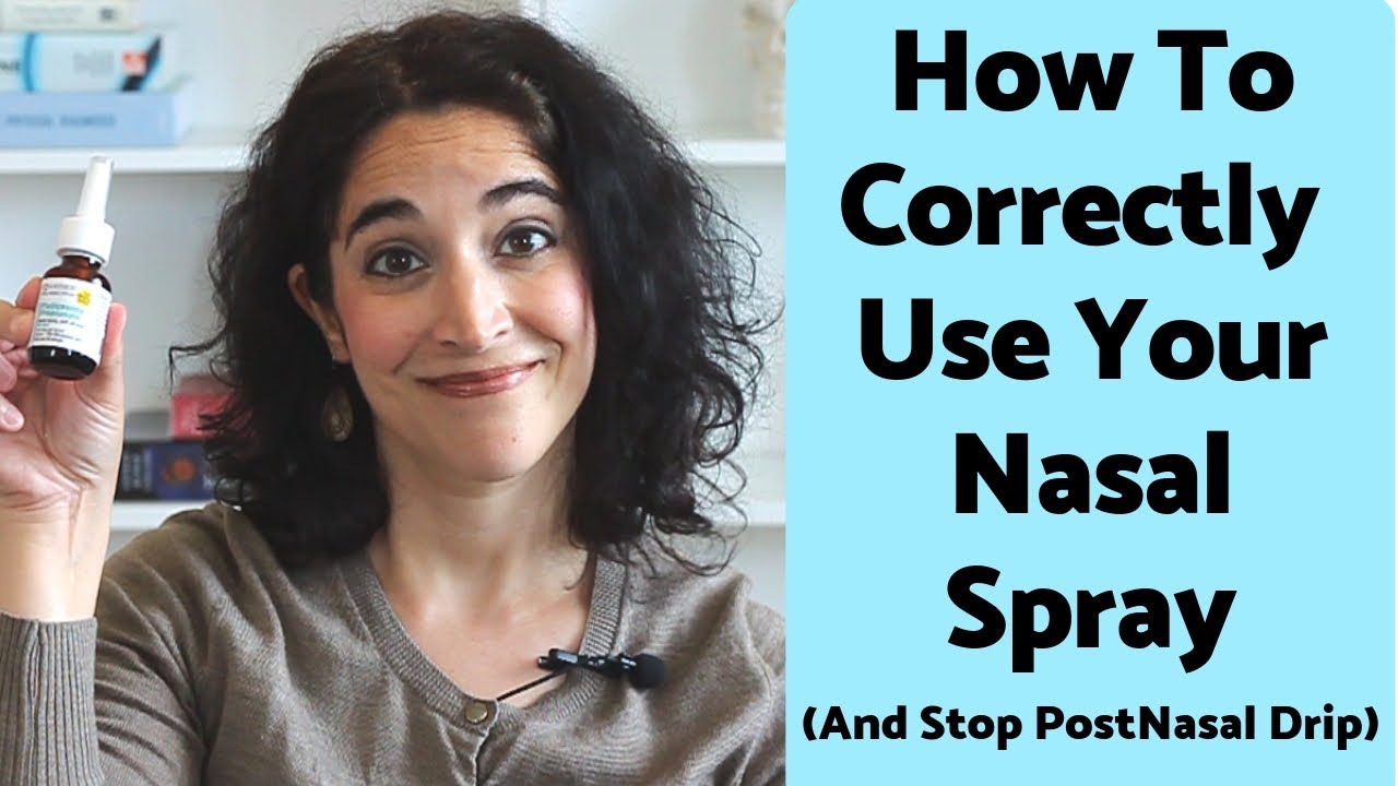 How to Use a Prescription Nasal Spray