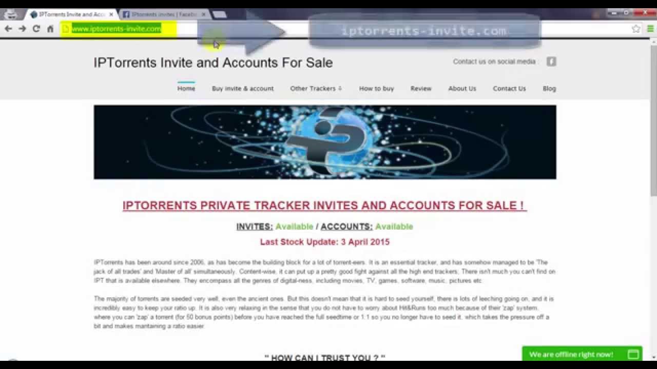 How to get an IPTorrents invite or account 2015