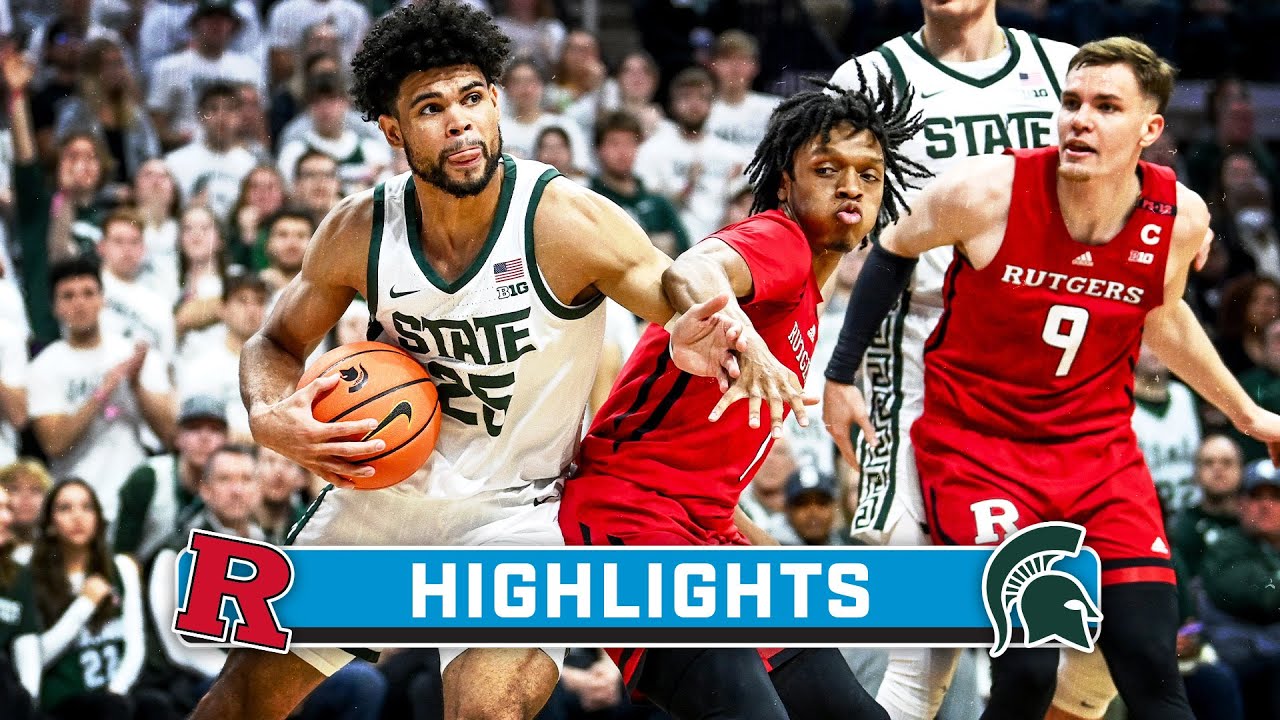 Rutgers at Michigan State | Highlights | Big Ten Men's Basketball | Jan. 14, 2024