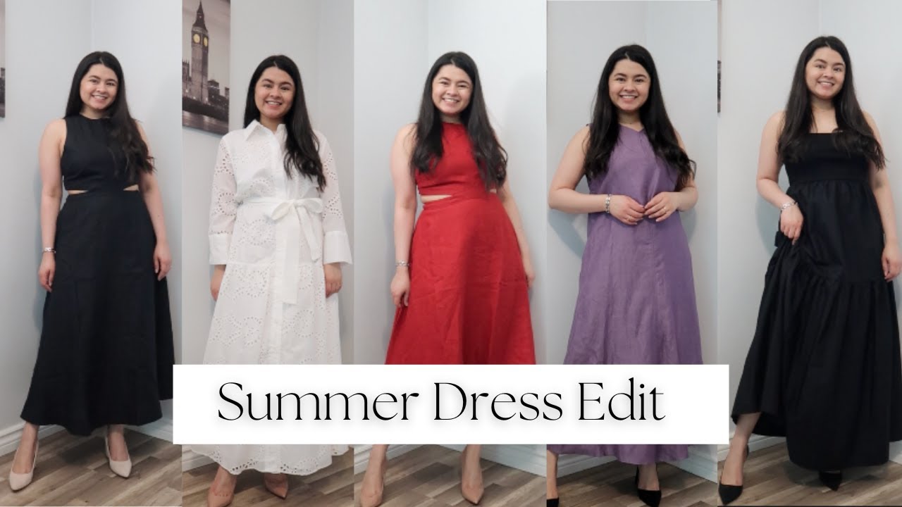 9 Chic Summer Dresses | Banana Republic, Massimo Dutti, Zara, H&M | Mitanshii