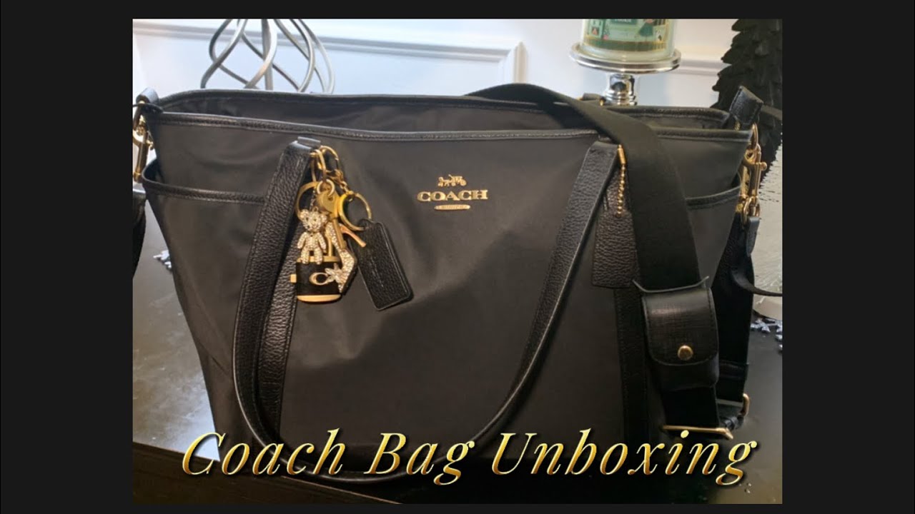 Coach Bag Unboxing | It’s A Diaper Bag!? | What’s In My Work Bag