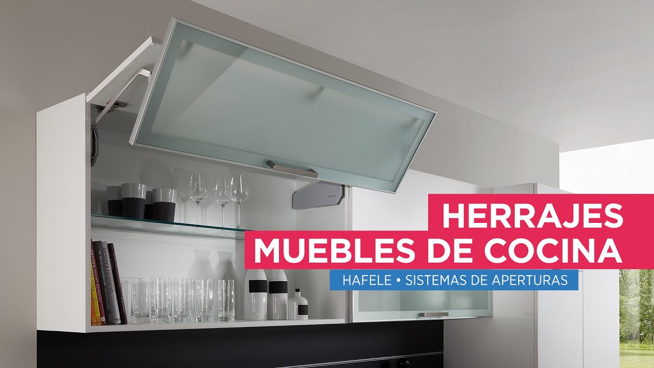 Hafele Herrajes modernos para cocinas y muebles Sistemas de aperturas inteligentes 2021