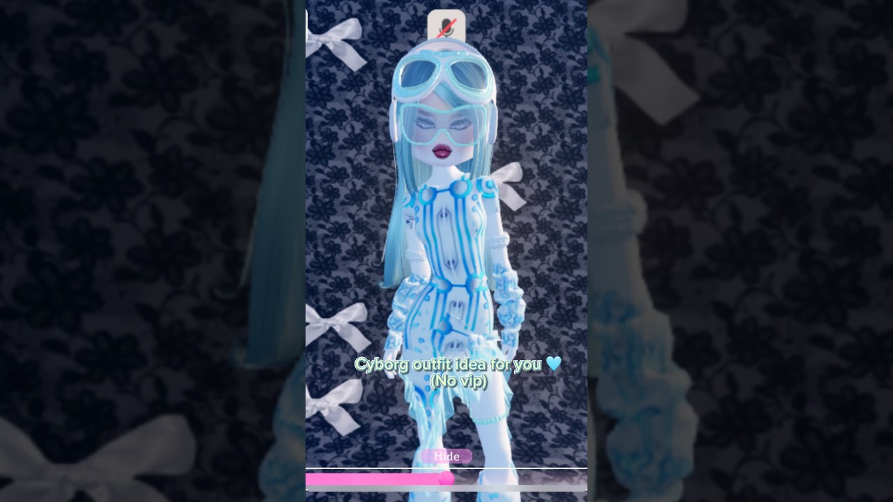 Cyborg girl/cyberpunk in dti #robloxeditsyoushouldtry #dti #viralvideo #fypシ゚